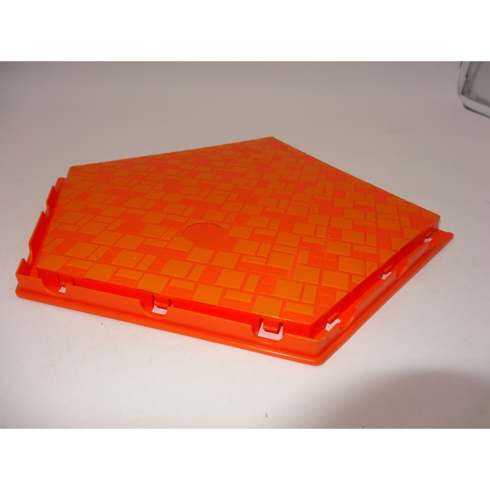 American Girl Doll Julie Groovy Bathroom Orange Floor Replacement Part